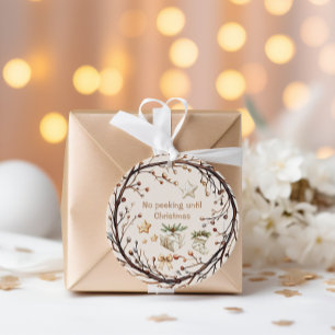 Adesivo Sem Pequim Até A Corrida do Natal