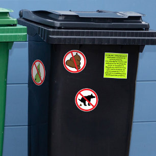 Adesivo Sem Poop de Cachorro