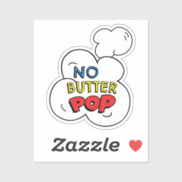 Adesivo SEM POP DE MANTEIGA! Foto de Pop de Cartões Divers