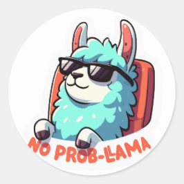 Adesivo Sem Prob-Lama - Professor De Animais Legal De Volt