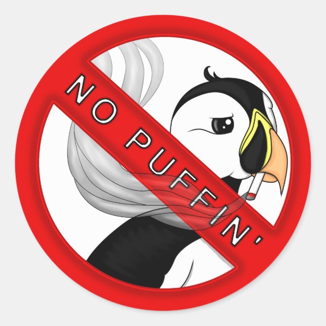 Adesivo Sem Puffin (Frente)