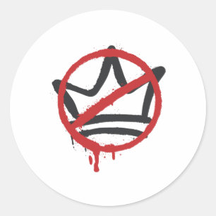 Adesivo Sem Reis Na América Pro Democracia Anti Monarquia 