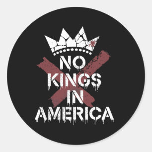 Adesivo Sem Reis Na Antismonarquia Americana - Edgy