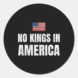 Adesivo Sem Reis Na Democracia Americana Estados Unidos In