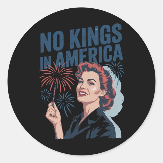 Adesivo Sem Reis Nos Estados Unidos (Frente)