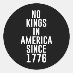 Adesivo Sem Reis Nos Estados Unidos Desde 1776 Patriótico