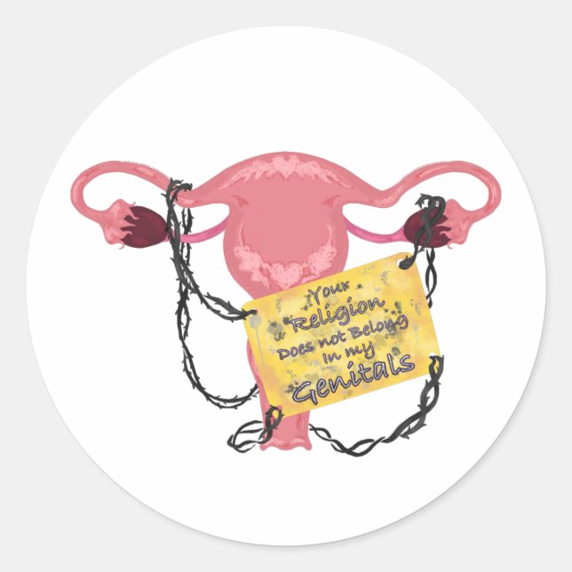 Adesivo Sem religião (Frente)