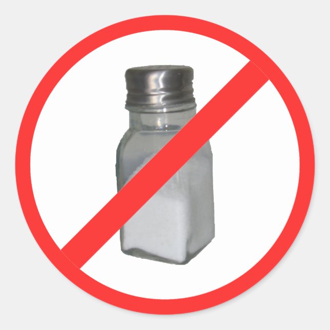 Adesivo Sem sal (Frente)