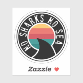 Adesivo Sem Tubarões Sem Mar