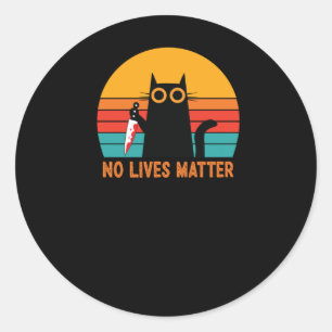 Adesivo Sem Vidas - Dia de as Bruxas engraçado Cat Sticker