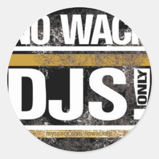 Adesivo Sem Wack DJs Round Sticker
