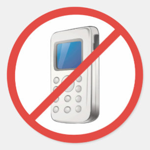 Adesivo Sem Zona de Telefone