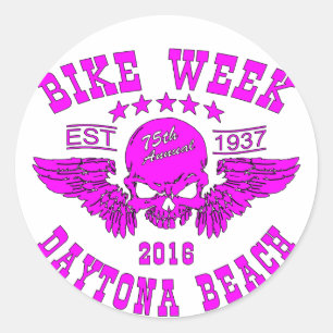 Adesivo Semana 2016 da bicicleta de Daytona Beach