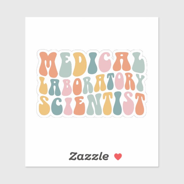 Adesivo Semana de Cientista do Laboratório Médico (Folha)