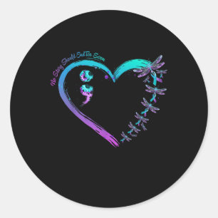 Adesivo Semana de Prevenção ao Suicídio Dragonfly Heart Ri