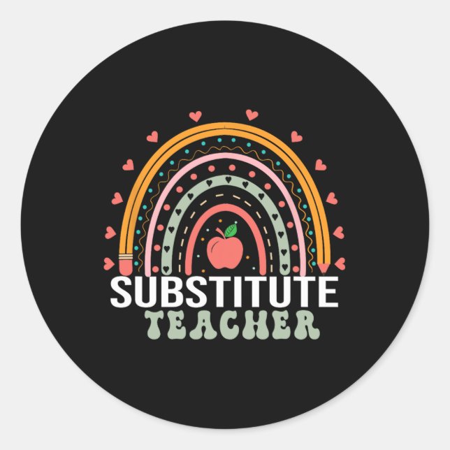 Adesivo Semana do Professor Substituto Mulheres De Volta à (Frente)