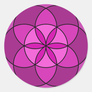 Adesivo Semente da multi violeta da vida