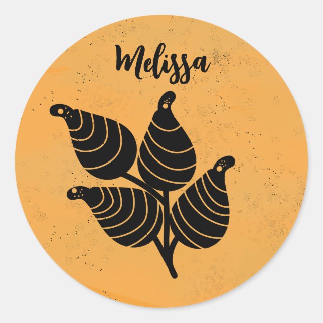 Adesivo Sementes Botânicas (Frente)