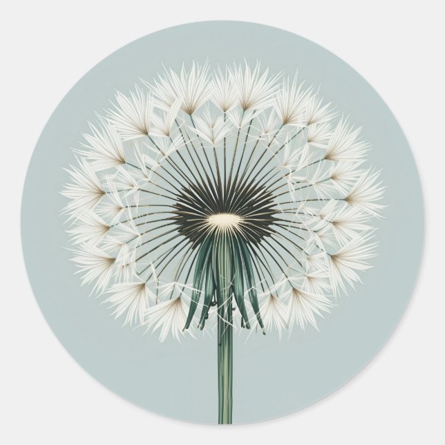 Adesivo Sementes de orifícios de dandelion (Frente)