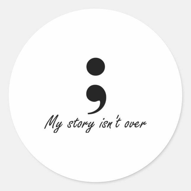 Adesivo Semicolon (Frente)
