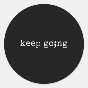 Adesivo Semicolon Continua A Sensibilizar A Saúde Mental V