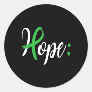 Adesivo Semicolon Mental Health Awarness Money Support Em