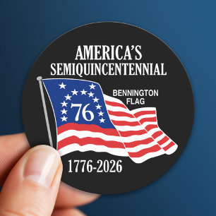 Adesivo Semiquincentenário da América 1776-2026 EUA 250