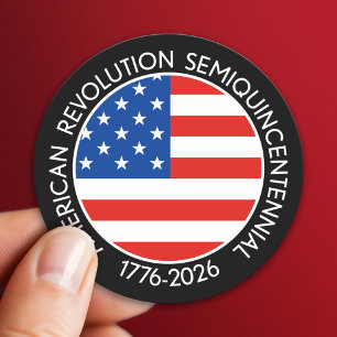 Adesivo Semiquincentenário da América 1776-2026 EUA Bandei