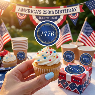 Adesivo Semiquincentenário do 250º aniversário da América