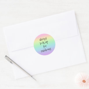Adesivo Sempre procure o Rainbows Sticker