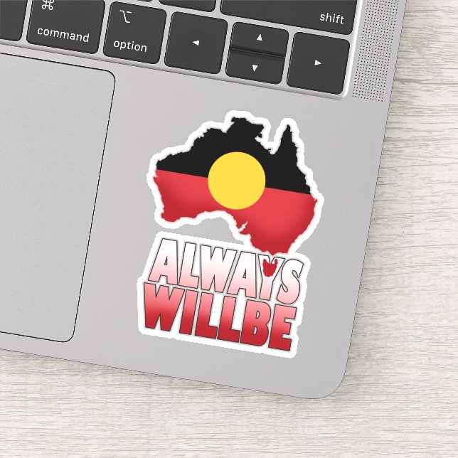 Adesivo Sempre será terra aborígine, Austrália (Detalhe)