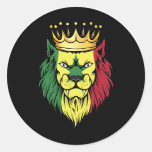 Adesivo Senegal Lion King Flag