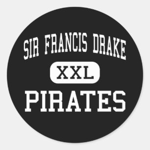 Adesivo Senhor Francis Drake - piratas - alto - San