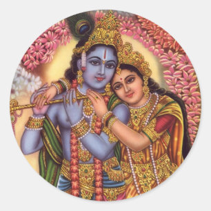 Adesivo Senhor Krishna & Radha