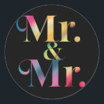 Adesivo Senhor & Senhor Festa de Despedida de Solteiro Cas<br><div class="desc">Senhor & Senhor Festa de Despedida de Solteiro Casamento Gay</div>