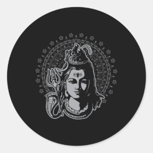 Adesivo Senhor Shiva Deus Hindu Mahadeva Tridente Hinduísm