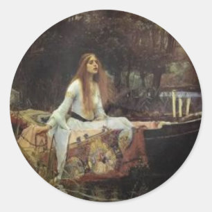 Adesivo Senhora de Shalott - Alfred Tennyson