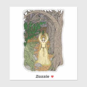Adesivo Senhora Eldritch (Fada em Woods)