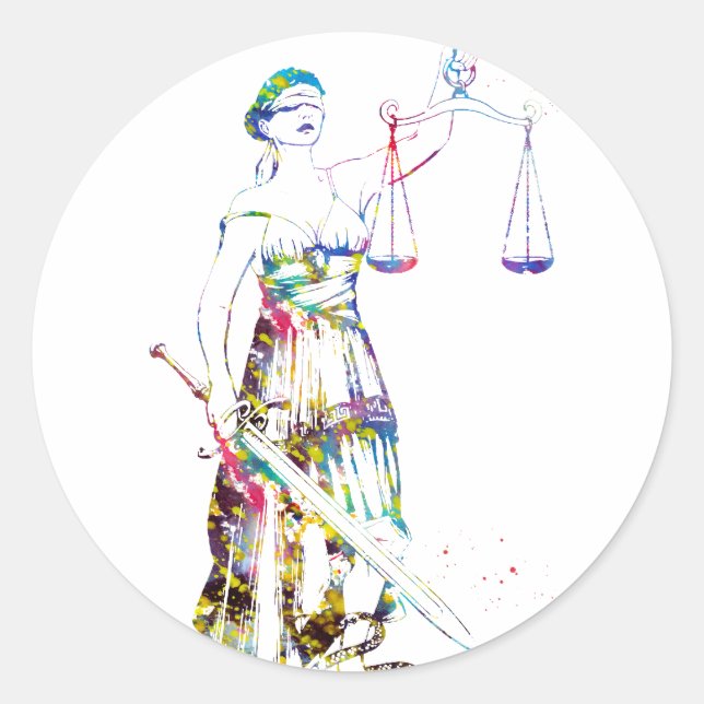 Adesivo Senhora Justiça (Frente)