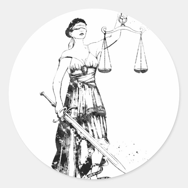 Adesivo Senhora Justiça (Frente)