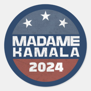 Adesivo Senhora Kamala Harris 2024 para Presidente Patriot