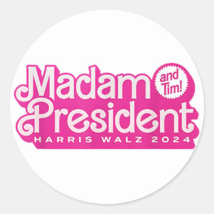 Adesivo Senhora Presidente   Harris Walz
