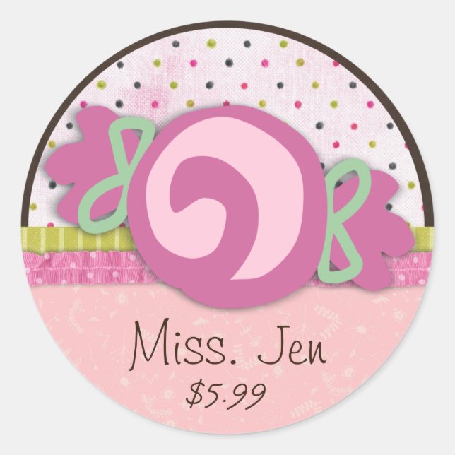 Adesivo Senhorita. Jen Candy Small Merchandise Stickers (Frente)