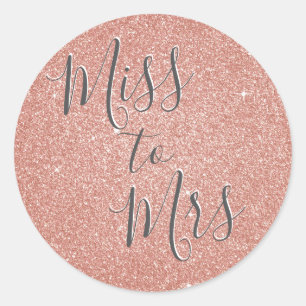 Adesivo Senhorita para a Sra. Chá de panela do Partido Ros