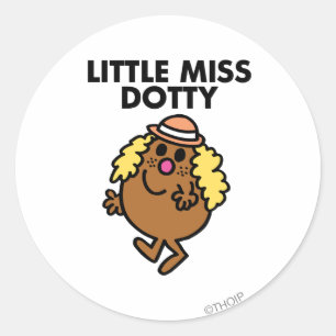Adesivo Senhorita pequena Dotty Waving