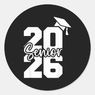 Adesivo Senior 2026 class of 2026 high school college