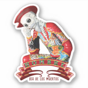 Adesivo Señor Hombre Dia De Los Muertos