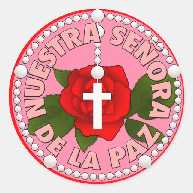 Adesivo Señora de la Paz (Frente)