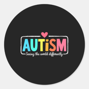 Adesivo Sensibilização Autismo Apoia A Diferença Do Mundo