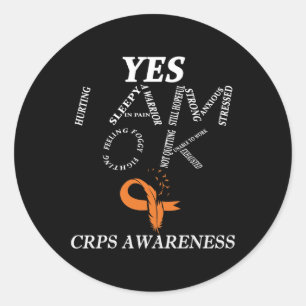 Adesivo Sensibilização CRPS Dor Crônica Faixa laranja RSD